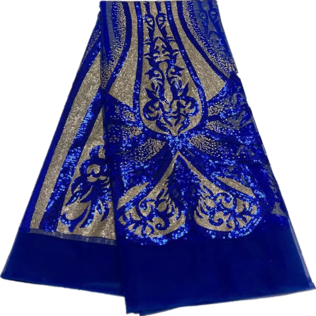 Sequins Net Lace Fabric 2021 High Quality African Lace Fabric Embroidered Nigerian French Mesh Tulle Lace 5 Yards For Dresses
Sequins Net Lace Fabric 2021 High Quality African Lace Fabric Embroidered Nigerian French Mesh Tulle Lace 5 Yards For Dresses