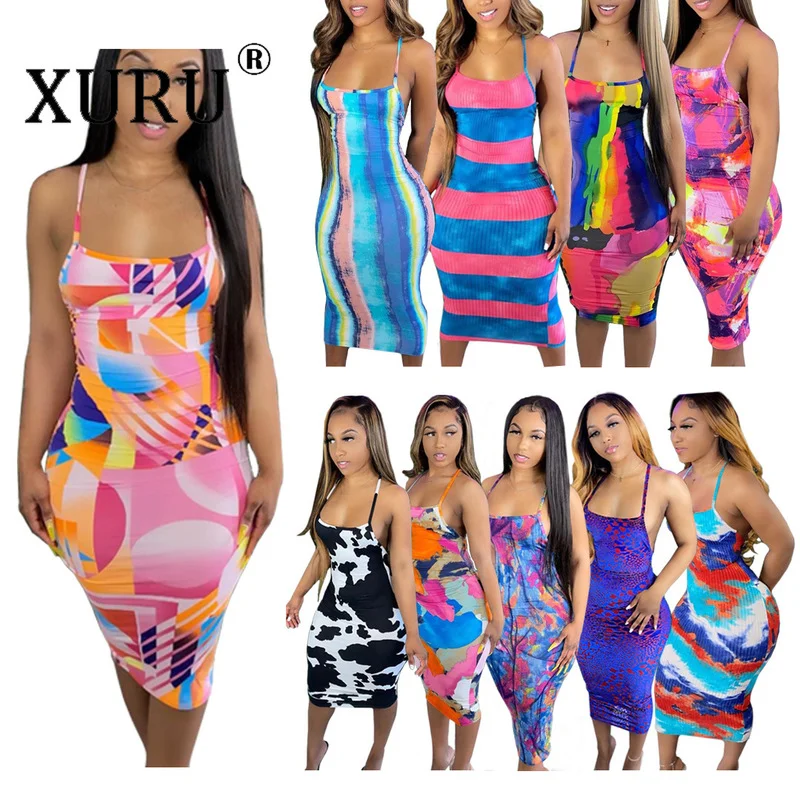 XURU Hot Sale Women's Sexy Dress Spring and Summer New Style Printed Dress Plus Size Women's Dress
XURU Hot Sale Women's Sexy Dress Spring and Summer New Style Printed Dress Plus Size Women's Dress