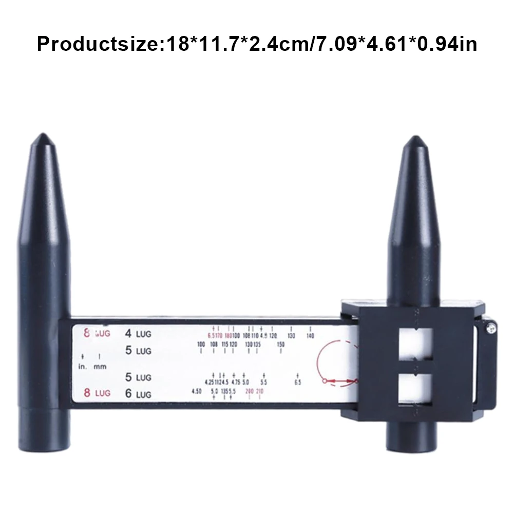 Wheel Rim Gauge Car Bolt Pattern Sliding Measuring Tool PCD Ruler For 4 5 6 8 Lug Convenient Tool Metric Or Imperial Data
Wheel Rim Gauge Car Bolt Pattern Sliding Measuring Tool PCD Ruler For 4 5 6 8 Lug Convenient Tool Metric Or Imperial Data