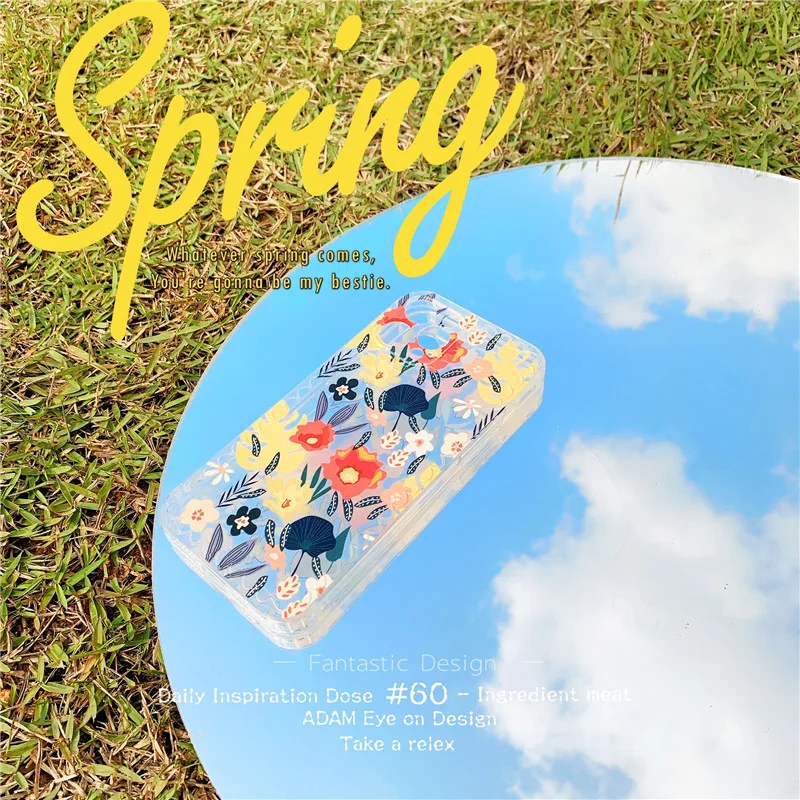 New Korean popular Cute flowers transparent Phone case For iphone 12 11 pro max mini Xsmax xr x SE2 7 8 plus Soft silicone c
New Korean popular Cute flowers transparent Phone case For iphone 12 11 pro max mini Xsmax xr x SE2 7 8 plus Soft silicone c