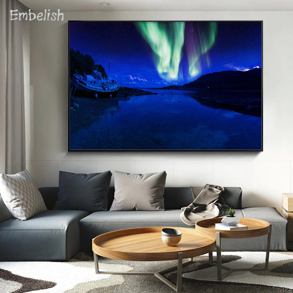 1 Pieces Hot Selling Aurora Landscape Wall Art Pictures For Living Room Modern Home Decor HD Canvas Bedroom Paintings
1 Pieces Hot Selling Aurora Landscape Wall Art Pictures For Living Room Modern Home Decor HD Canvas Bedroom Paintings