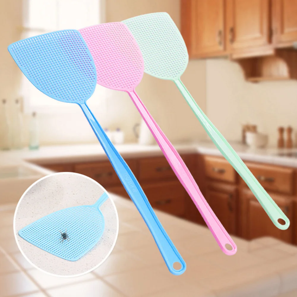 Plastic fly swatter, mosquito swatter, durable mesh and long handle, can manually kill cockroaches, wasps and other insects
Plastic fly swatter, mosquito swatter, durable mesh and long handle, can manually kill cockroaches, wasps and other insects