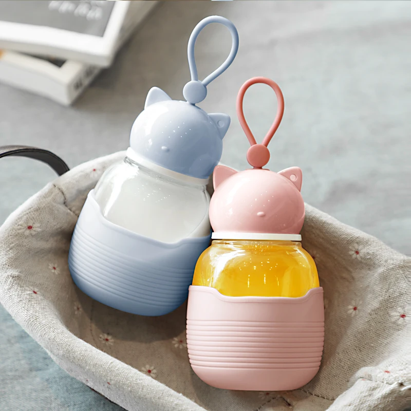 Creative Small Water Bottle Simple Cute Portable Transparent Mini Water Bottle Modern Glass Botellas Para Agua Bottle BN50WB
Creative Small Water Bottle Simple Cute Portable Transparent Mini Water Bottle Modern Glass Botellas Para Agua Bottle BN50WB
