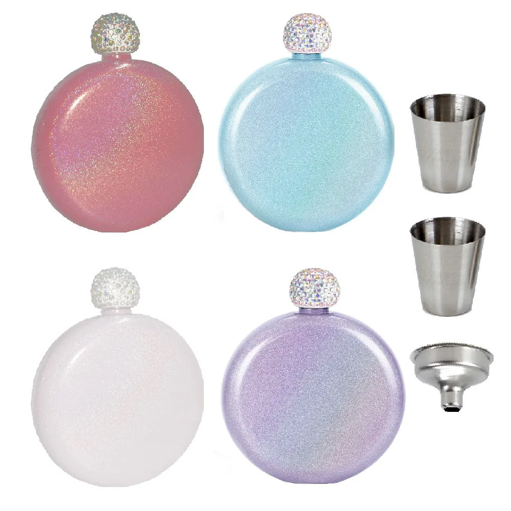 New Liquor Flask for Women 4 Pcs 5 oz Stainless Steel Leak Proof Liquor Hip Flasks and Funnel and 2 Pcs Cups
New Liquor Flask for Women 4 Pcs 5 oz Stainless Steel Leak Proof Liquor Hip Flasks and Funnel and 2 Pcs Cups
