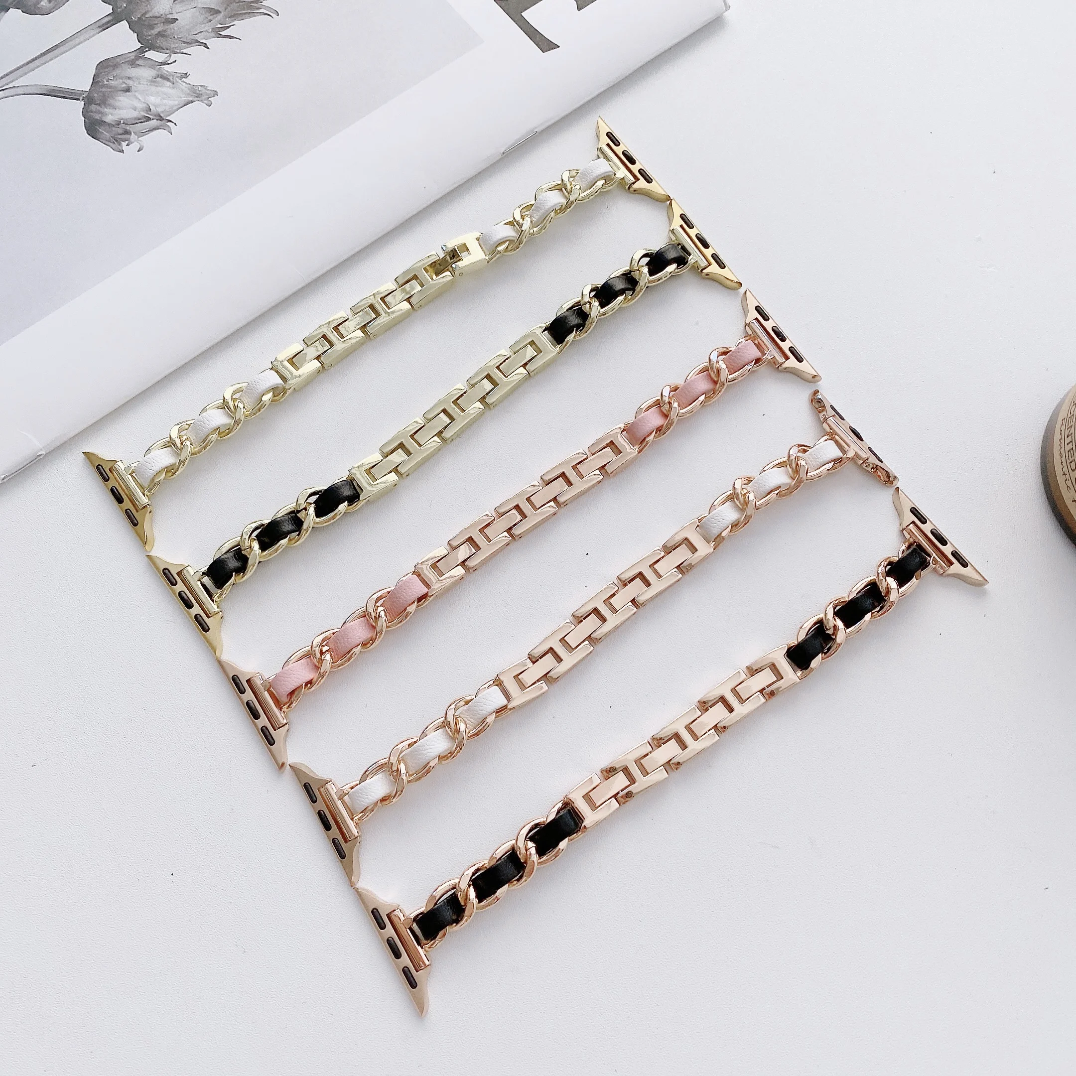 Band for Apple Watch 44mm 42mm 38mm 40mm Leather 304 Stainless Buckle Grace Bracelet Belt Watch Strap for Apple Iwatch Wristband
Band for Apple Watch 44mm 42mm 38mm 40mm Leather 304 Stainless Buckle Grace Bracelet Belt Watch Strap for Apple Iwatch Wristband