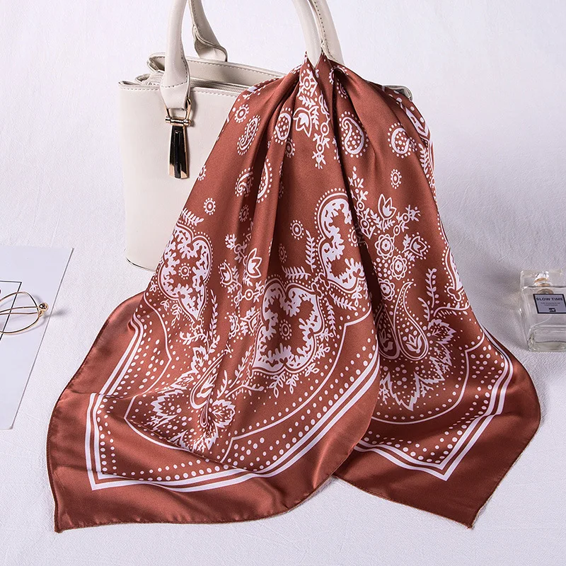 Luxury Brand Silk Square Plaid Scarf Women Satin Neck Hair Tie Band Soft Work Neckerchife 2021 NEW Hijab Head Female Foulard
Luxury Brand Silk Square Plaid Scarf Women Satin Neck Hair Tie Band Soft Work Neckerchife 2021 NEW Hijab Head Female Foulard