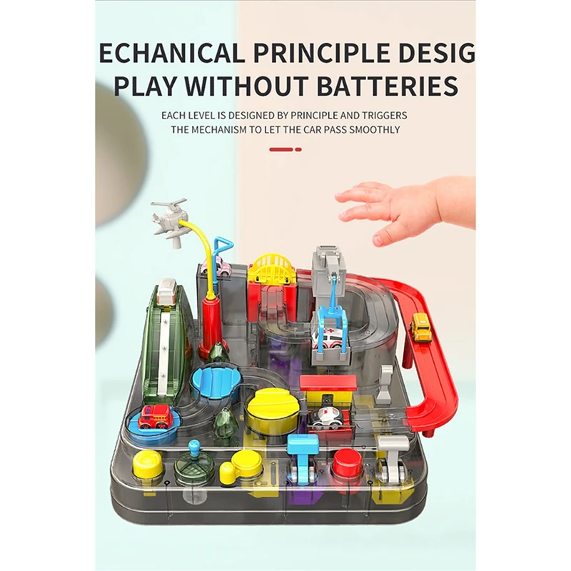 Transparent Adventure Game Racing Rail Car Model Racing Educational Toy Children Track Car Brain Game Mechanical Toys 
Transparent Adventure Game Racing Rail Car Model Racing Educational Toy Children Track Car Brain Game Mechanical Toys