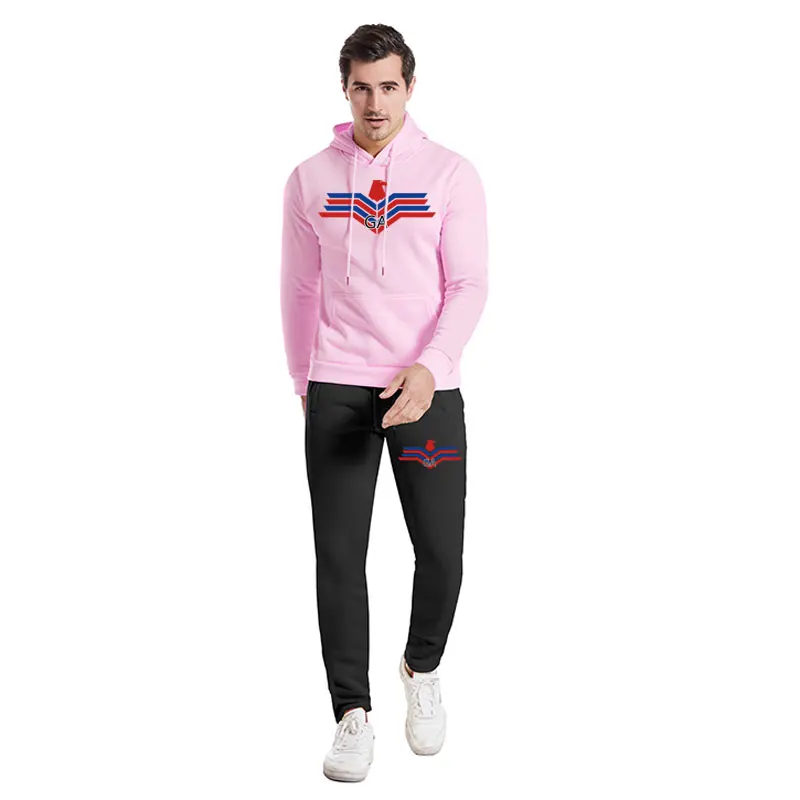 New Velvet Thickened Loose Pure Color Cotton Hooded Sweatshirts+Sweatpants Two-Piece 2021 Autumn And Winter Men Hoodie Suit 
New Velvet Thickened Loose Pure Color Cotton Hooded Sweatshirts+Sweatpants Two-Piece 2021 Autumn And Winter Men Hoodie Suit