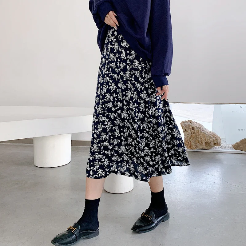 Women's Skirts Fashion High Waist Fashion Korean Style Long Skirt Floral Print Skirts Women Autumn Midi Vintage Faldas Largas
Women's Skirts Fashion High Waist Fashion Korean Style Long Skirt Floral Print Skirts Women Autumn Midi Vintage Faldas Largas