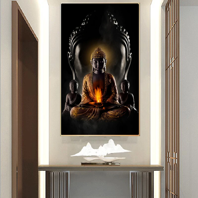 Religious Buddha Statue Canvas Print Painting Wall Art Buddhism Posters and Prints Picture for Home Interior Cuadros Decoration
Religious Buddha Statue Canvas Print Painting Wall Art Buddhism Posters and Prints Picture for Home Interior Cuadros Decoration
