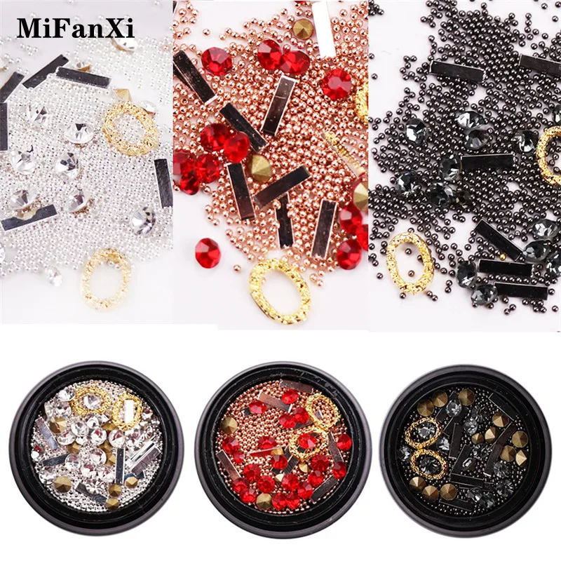 4 Styles Mixed Glitter Rhinestones Crystal Caviar Bead Gem Nail Art Tips Design Acrylic UV Gel Decoration Accessories Jewelry 
4 Styles Mixed Glitter Rhinestones Crystal Caviar Bead Gem Nail Art Tips Design Acrylic UV Gel Decoration Accessories Jewelry