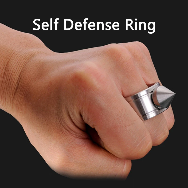 Outdoor Gold Zinc EDC Alloy Self-Defense Ring Anti-wolf Protective Tool Punk Rings Cool Brass Knuckles
Outdoor Gold Zinc EDC Alloy Self-Defense Ring Anti-wolf Protective Tool Punk Rings Cool Brass Knuckles