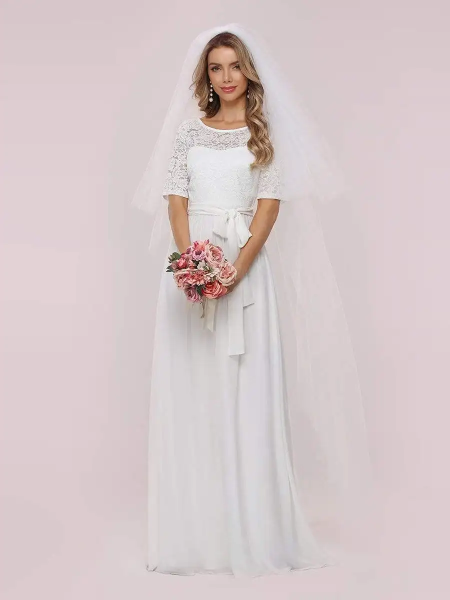 Simple Wedding Dress One-Shoulder White Wedding Gown Fabric is Low Stretch Bridal Dresses Mermaid Robe de mariée
Simple Wedding Dress One-Shoulder White Wedding Gown Fabric is Low Stretch Bridal Dresses Mermaid Robe de mariée