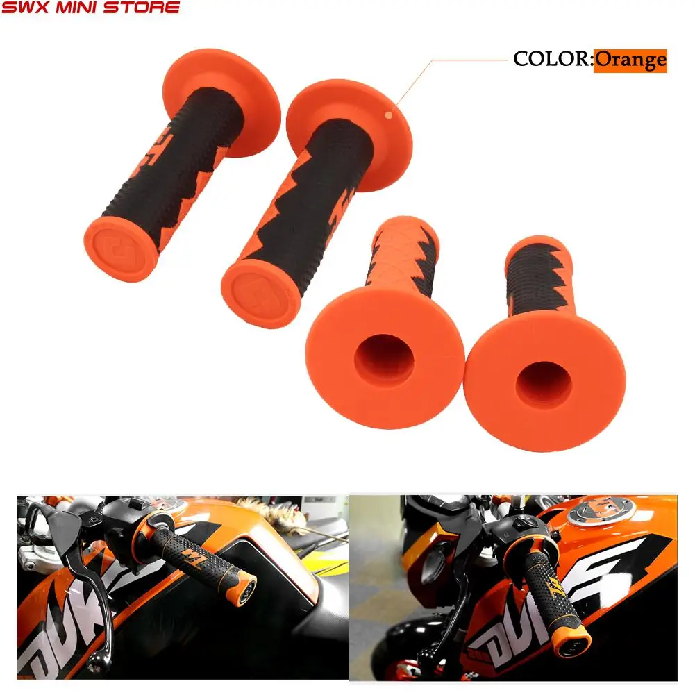 7/8" 22mm Handlebar Grips Motorcycle Handle Gel For ktm Duke 125 200 250 390 790 EXC EXCF SX SXF XC XCF XCW 2004-2021
7/8" 22mm Handlebar Grips Motorcycle Handle Gel For ktm Duke 125 200 250 390 790 EXC EXCF SX SXF XC XCF XCW 2004-2021