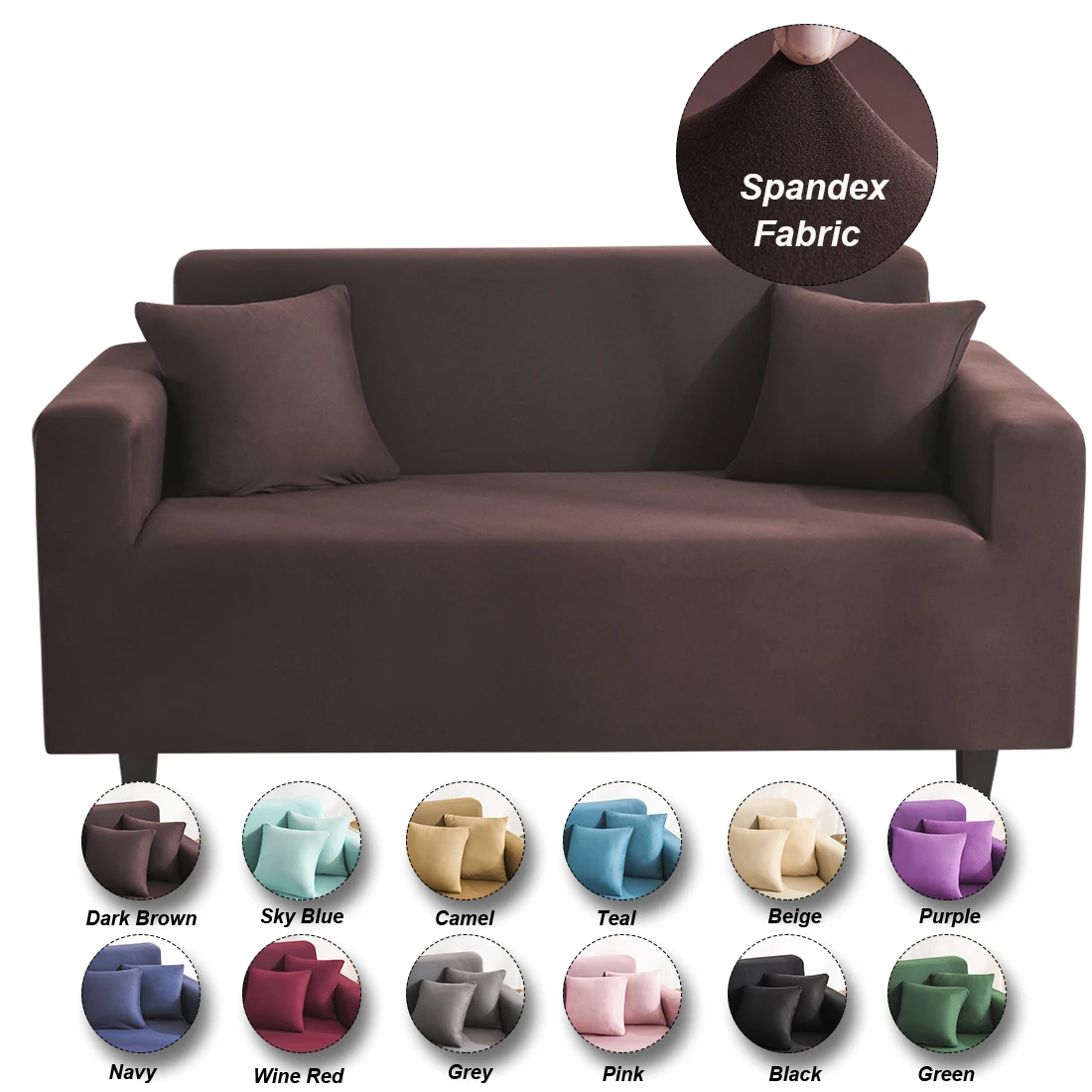 High Stretch Spandex Fabric Couch Cover Sofa Slipcover Furniture Protector With Elastic Bottom for Kids Coffee Colour
High Stretch Spandex Fabric Couch Cover Sofa Slipcover Furniture Protector With Elastic Bottom for Kids Coffee Colour