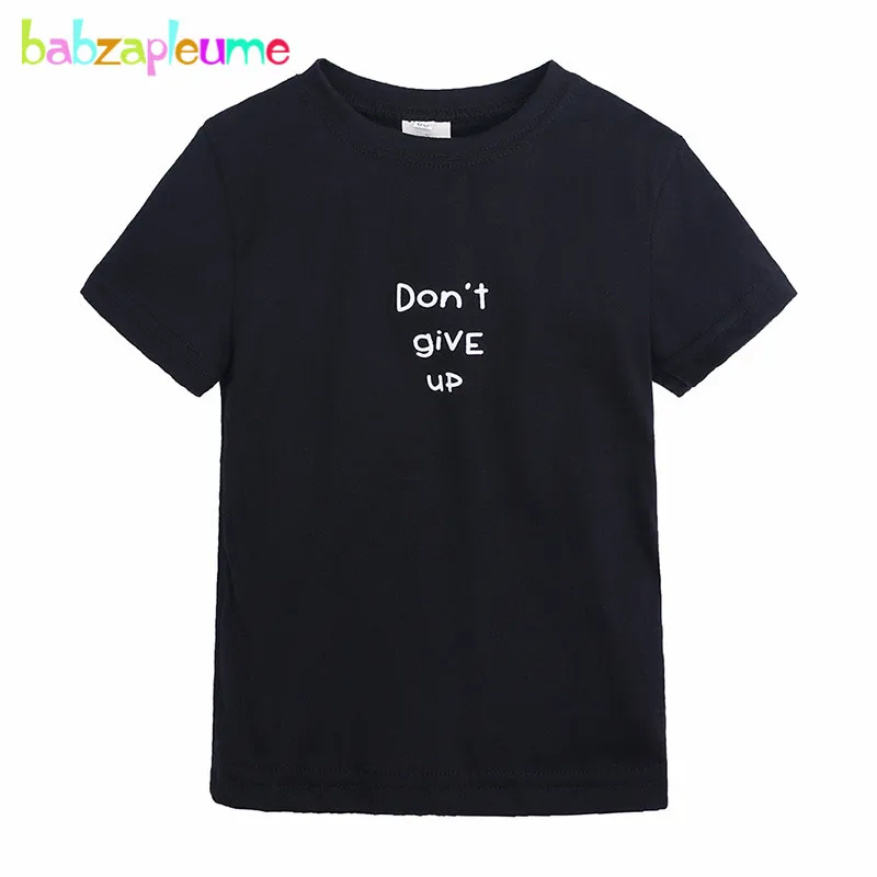 

1-7Years/Kids Summer Tops Cotton Casual Letter Short Sleeve Toddler Tee Baby Boys Girls Tshirts For Children Clothes BC1775-1