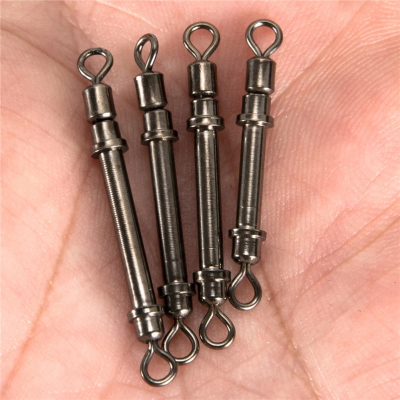 10Pcs Fishing Hook Connector Rolling Swivels Lead Sheath Tube Strong ackles Fishing Accessories Elastic Swivels Fishing T
10Pcs Fishing Hook Connector Rolling Swivels Lead Sheath Tube Strong ackles Fishing Accessories Elastic Swivels Fishing T