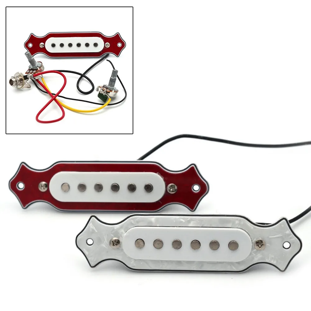 1 Set Little Pre-Wired Single Coil Electric Guitar Pickup DIY Modified 6-String Magnetic Pickup Harness Basses Parts Accessories
1 Set Little Pre-Wired Single Coil Electric Guitar Pickup DIY Modified 6-String Magnetic Pickup Harness Basses Parts Accessories
