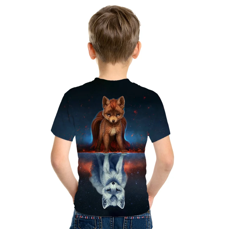 New 2019 summer Harajuku style animal Wolf Children t shirt Boys/girl 3D Printed t-shirts kids t shirt
New 2019 summer Harajuku style animal Wolf Children t shirt Boys/girl 3D Printed t-shirts kids t shirt