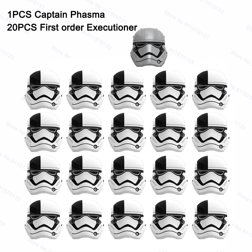 21 шт. капитан Phasma с настраиваемым потоком воздуха клон kayfun во первых порядок Trooper