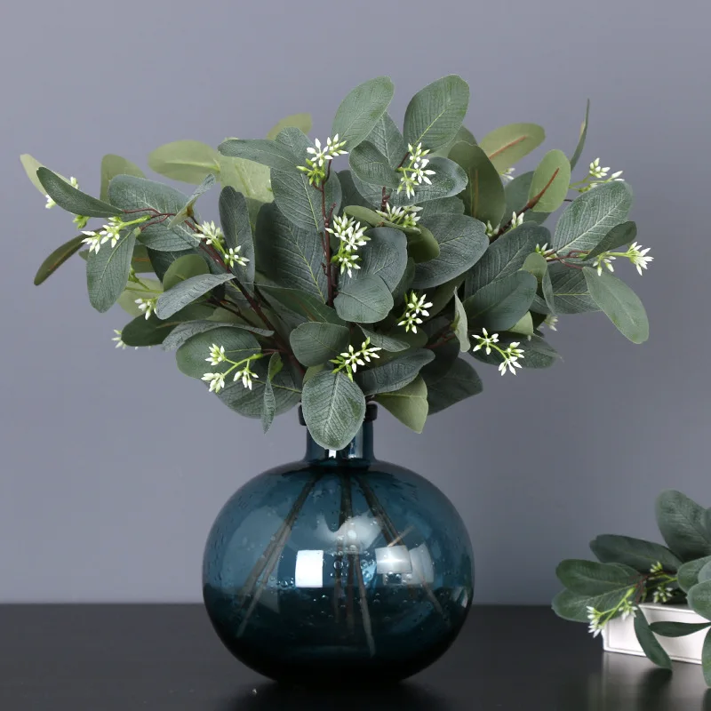 10Pcs/lot Single Branch Eucalyptus Leaves Artificial Green Plant Home Flower arrangement Wedding Bouquet Fake Leaf Branch
10Pcs/lot Single Branch Eucalyptus Leaves Artificial Green Plant Home Flower arrangement Wedding Bouquet Fake Leaf Branch