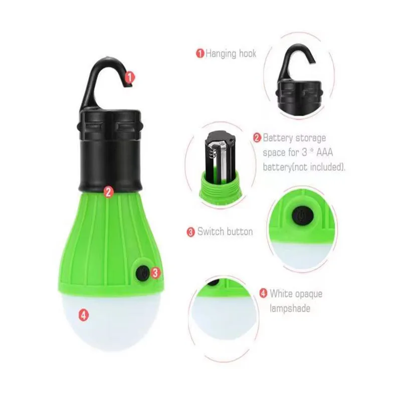 Outdoor Tent Iamp Waterproof Spherical Camping Lamp 3LED Portable Hook Lamp Mini Emergency Camping Signal lamp 
Outdoor Tent Iamp Waterproof Spherical Camping Lamp 3LED Portable Hook Lamp Mini Emergency Camping Signal lamp