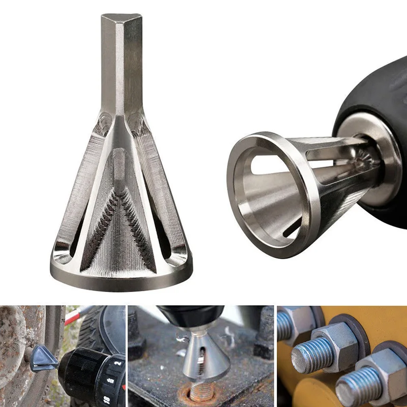 Deburring External Chamfer Tool Remove Burr Silver For Electric Drill Bit Repair Tool Accessories
Deburring External Chamfer Tool Remove Burr Silver For Electric Drill Bit Repair Tool Accessories