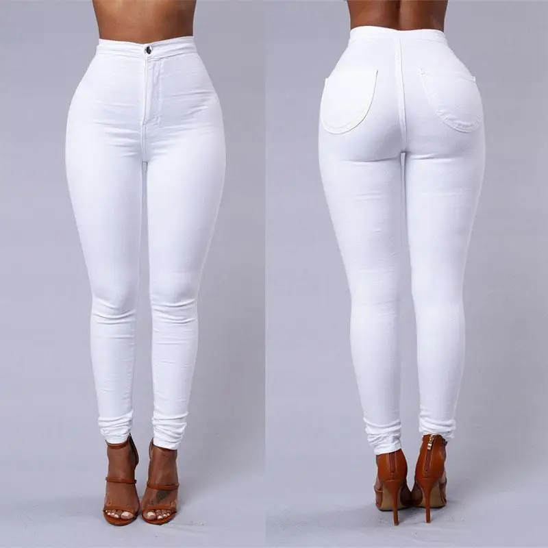 Fitness Women Leggings White High Waist Elastic Push Up With Pockets Button Cotton Leggin Skinny Leggings Plus Size 
Fitness Women Leggings White High Waist Elastic Push Up With Pockets Button Cotton Leggin Skinny Leggings Plus Size