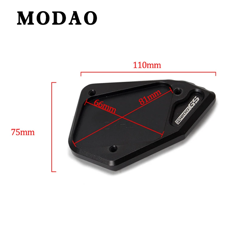 For BMW R1200GS R1200 GS R1000GS R1200 ADV 2008 2009 2010 2011 2012 CNC motorcycle extension pad side stand Extension plate 
For BMW R1200GS R1200 GS R1000GS R1200 ADV 2008 2009 2010 2011 2012 CNC motorcycle extension pad side stand Extension plate
