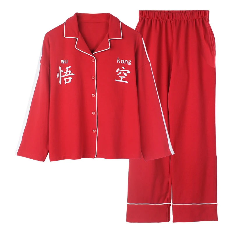 Tonngirls Red Sleep Wear For Women Set Cotton Pyjamas Home Chinese Style Comfort Two Piece Night Suit Cartoon Patchwork Homewear
Tonngirls Red Sleep Wear For Women Set Cotton Pyjamas Home Chinese Style Comfort Two Piece Night Suit Cartoon Patchwork Homewear