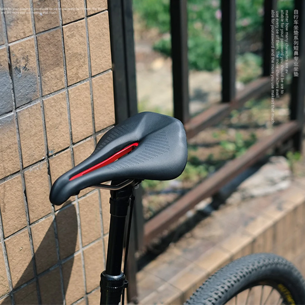 Bicycle saddle Microfiber leather mountain bike seat racing seat cushion PU soft seat cushion bicycle riding seat cushion
Bicycle saddle Microfiber leather mountain bike seat racing seat cushion PU soft seat cushion bicycle riding seat cushion