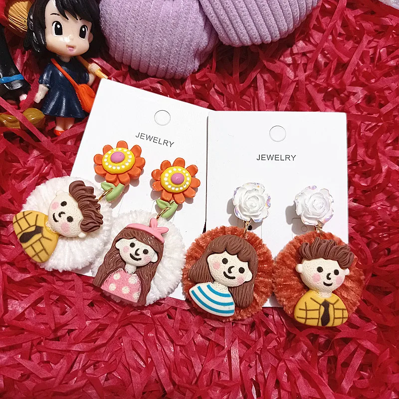 New Autumn And Winter Plush Fashion Office Little Couple Asymmetric Personality Simple Style Cute Fashion Accessory 2022
New Autumn And Winter Plush Fashion Office Little Couple Asymmetric Personality Simple Style Cute Fashion Accessory 2022