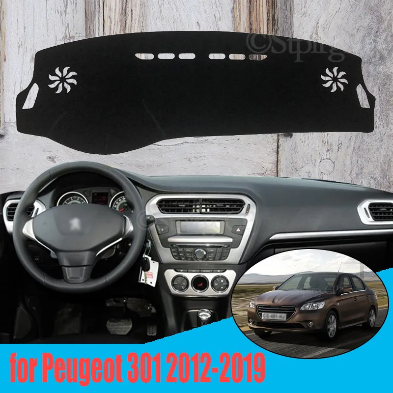 Anti-Slip Anti-UV Mat Dashboard Cover Pad Dashmat Protect Carpet for Peugeot 301 2012-2019 Accessories
Anti-Slip Anti-UV Mat Dashboard Cover Pad Dashmat Protect Carpet for Peugeot 301 2012-2019 Accessories