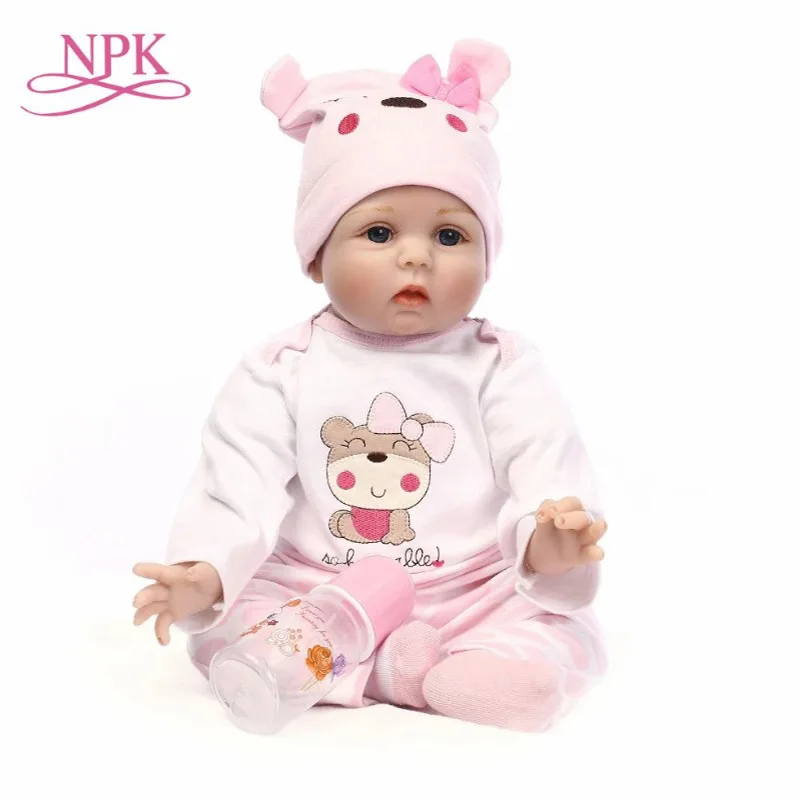 55cm Cute Silicone Body Reborn Baby Doll Toy 22 inch Newborn Lifelike Realistic Princess Baby Doll Toy Boneca Toy Child Birthday
55cm Cute Silicone Body Reborn Baby Doll Toy 22 inch Newborn Lifelike Realistic Princess Baby Doll Toy Boneca Toy Child Birthday