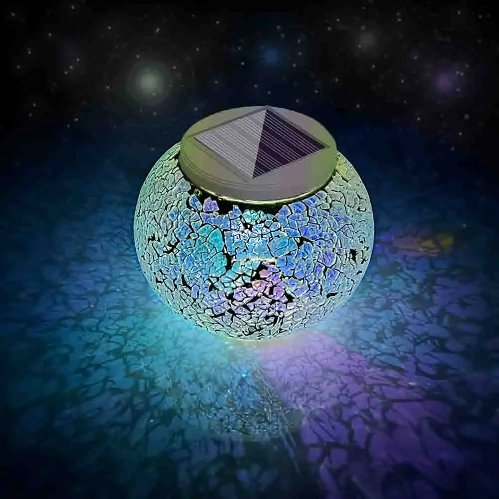 Christmas Solar Table Lights - Color Changing Glass Crack Solar Powered Led Night Light Waterproof Rechargeable Solar Out
Christmas Solar Table Lights - Color Changing Glass Crack Solar Powered Led Night Light Waterproof Rechargeable Solar Out