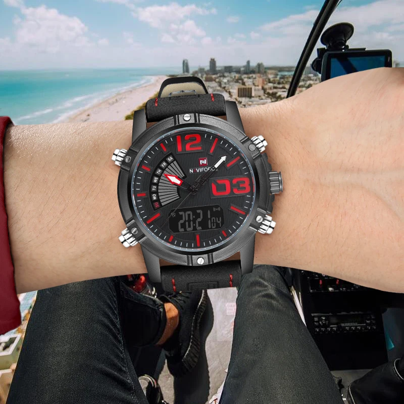 New NAVIFORCE Business Top Luxury Brand Men Watch Military Sport Watches Man Quartz Wristwatch Male Date Clock Relogio Masculino
New NAVIFORCE Business Top Luxury Brand Men Watch Military Sport Watches Man Quartz Wristwatch Male Date Clock Relogio Masculino