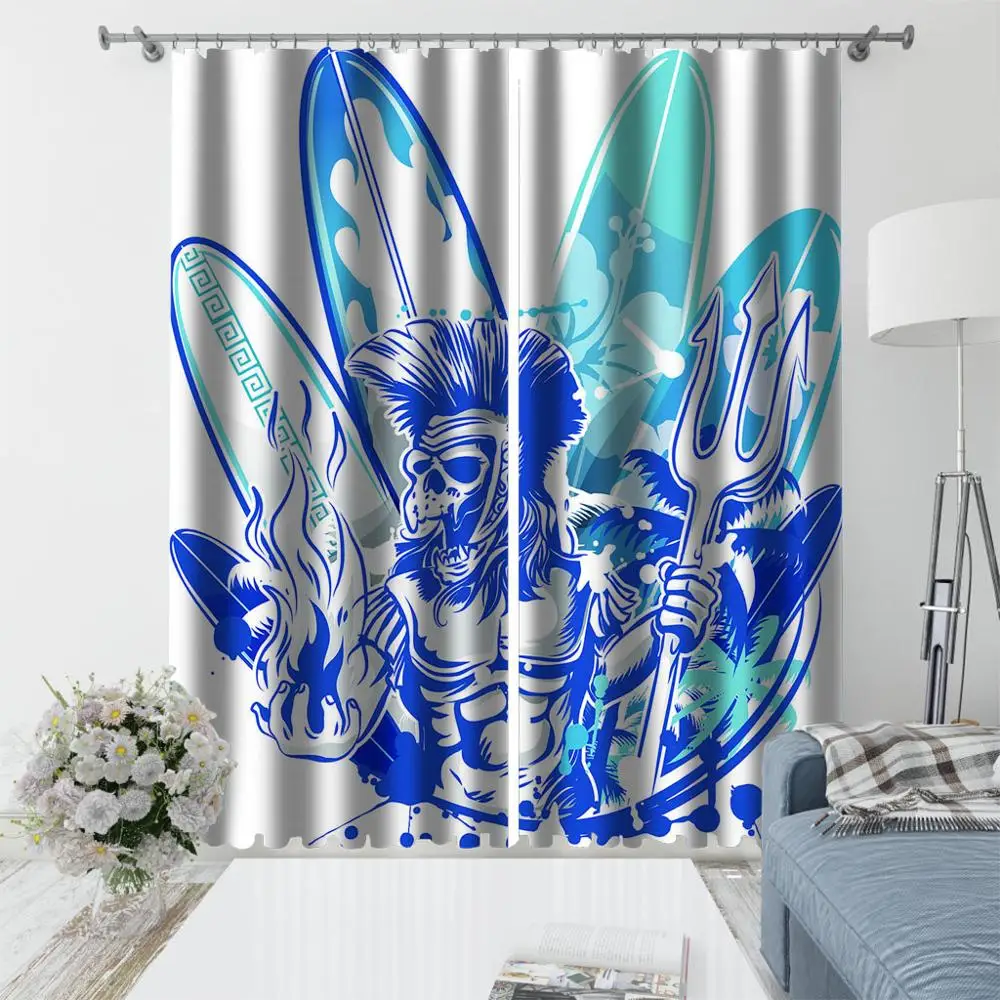 Modern Blue Curtain Printing pirate Kids Room Curtain Decoration Children Living Room Bedroom Window Curtain Drapes
Modern Blue Curtain Printing pirate Kids Room Curtain Decoration Children Living Room Bedroom Window Curtain Drapes
