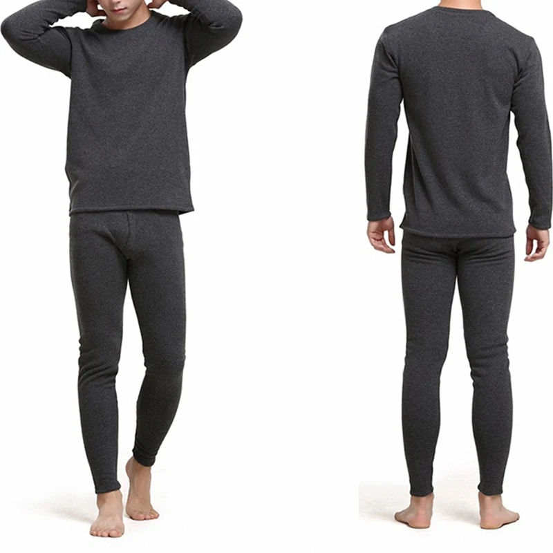 Winter Round Neck Warm Long Set For Men Ultra-Soft Solid Color Thin Thermal Underwear Plus Size L-3XL
Winter Round Neck Warm Long Set For Men Ultra-Soft Solid Color Thin Thermal Underwear Plus Size L-3XL