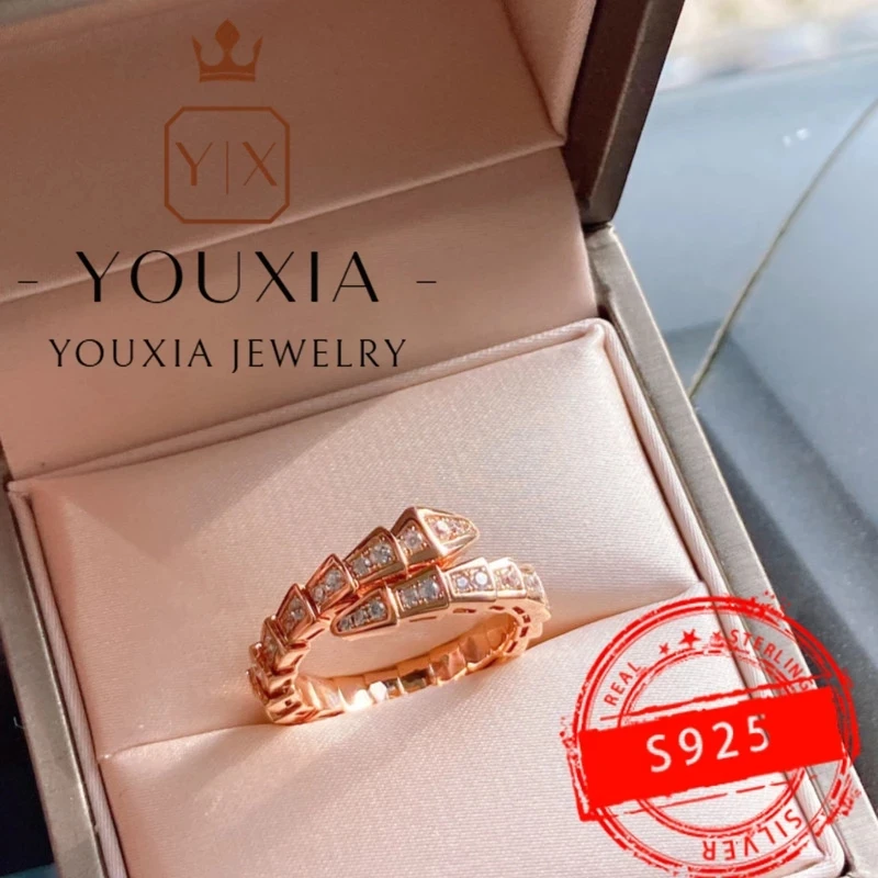 BVL Ring Making 925 Sterling Silver Ring Custom Snake-shaped Ring Personalized Design Fashion Ring With Logo Lover Wedding Gift
BVL Ring Making 925 Sterling Silver Ring Custom Snake-shaped Ring Personalized Design Fashion Ring With Logo Lover Wedding Gift