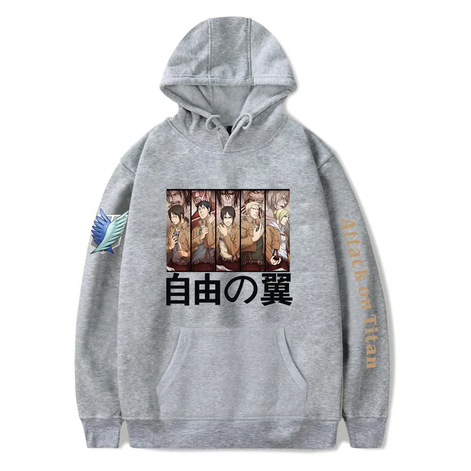 Brand Hoodie Sweatshirts Women Anime Hooded Hoodie Streetwear Outwear Fleece Plus Size Hoody Attack on Titan Pullover Sweatshirt
Brand Hoodie Sweatshirts Women Anime Hooded Hoodie Streetwear Outwear Fleece Plus Size Hoody Attack on Titan Pullover Sweatshirt