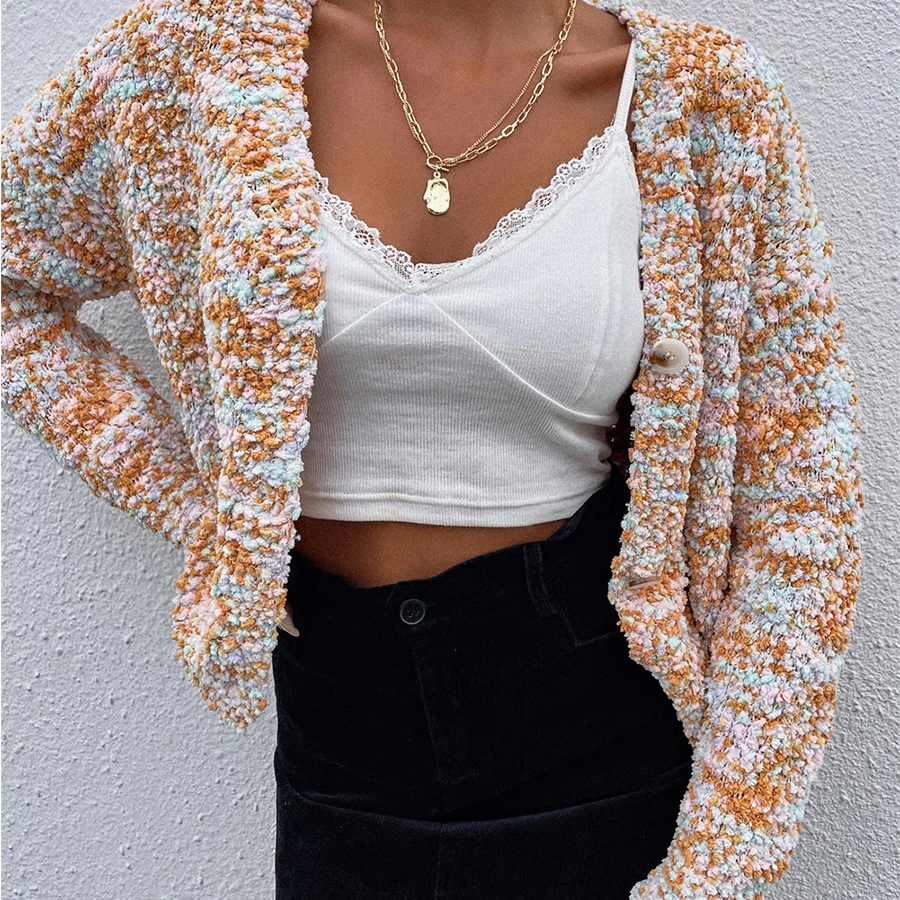 2021 European and American Autumn and Winter New Women's Sweaters Large Size Jackets Short Paragraph Personalized Sweaters
2021 European and American Autumn and Winter New Women's Sweaters Large Size Jackets Short Paragraph Personalized Sweaters