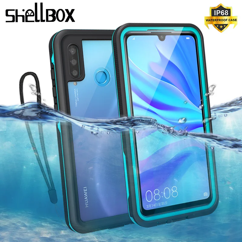 

For Huawei P40 P30 Lite P30 Pro Waterproof IP68 Diving Dustproof Phone Case for Huawei Mate 20 30 Pro Full Sealed Swimming Coque