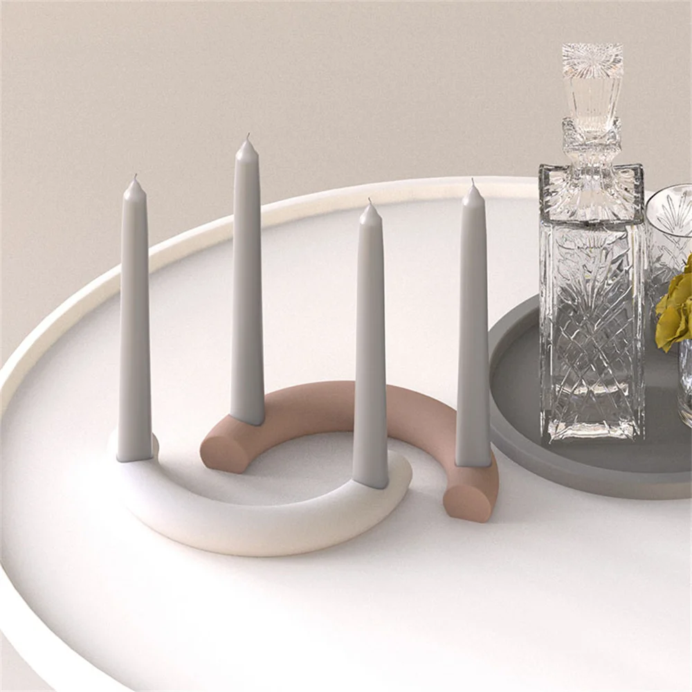 Concrete Candlestick Silicone Mold Candle holders Furnishing Mold Home Decoration DIY Simple Design Candleholder Silicon Molds
Concrete Candlestick Silicone Mold Candle holders Furnishing Mold Home Decoration DIY Simple Design Candleholder Silicon Molds