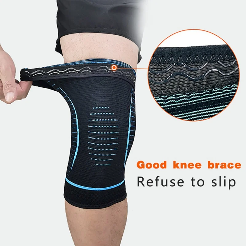 1pcs Elastic Knitted Knee Brace Support Knee Pad Breathable Training Compression Sleeves For Running Pain Relief Injury Recovery
1pcs Elastic Knitted Knee Brace Support Knee Pad Breathable Training Compression Sleeves For Running Pain Relief Injury Recovery