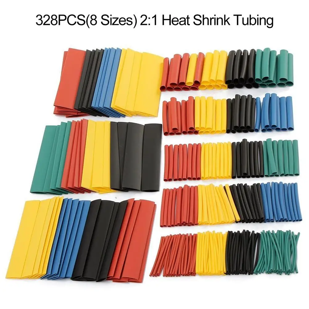 328 шт. изолированный Корпус Провода термоусадочная трубка цветная Защита окружающей среды огнестойкая термоусадочная фотография
328 шт. изолированный Корпус Провода термоусадочная трубка цветная Защита окружающей среды огнестойкая термоусадочная фотография
