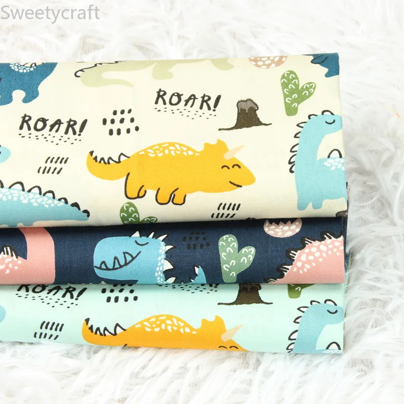 110x45cm Lovely Dinosaur Print Fabric tissus telas Thin Cotton Fabric By Yard Tecido DIY Handmade Sewing patchwork Accessories
110x45cm Lovely Dinosaur Print Fabric tissus telas Thin Cotton Fabric By Yard Tecido DIY Handmade Sewing patchwork Accessories