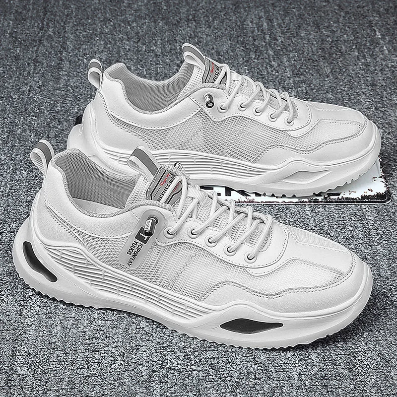 Simple Reflective Men Casual Sneakers Summer Breathable Mesh Skate Shoes White Green Non-Slip Comfofrt Trainers Fast Shipping
Simple Reflective Men Casual Sneakers Summer Breathable Mesh Skate Shoes White Green Non-Slip Comfofrt Trainers Fast Shipping