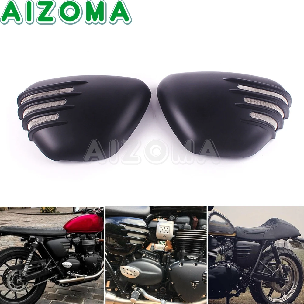 Матовая черная Боковая Крышка батарейного отсека для Bonneville Street Twin Street Cup 900 2016-вверх, левый и правый корпус батарейного отсека
Матовая черная Боковая Крышка батарейного отсека для Bonneville Street Twin Street Cup 900 2016-вверх, левый и правый корпус батарейного отсека