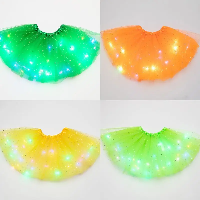 Women Star Sequins Tutu Skirt LED Light Up Neon Colorful Dance Party Short Dress 25#
Women Star Sequins Tutu Skirt LED Light Up Neon Colorful Dance Party Short Dress 25#
