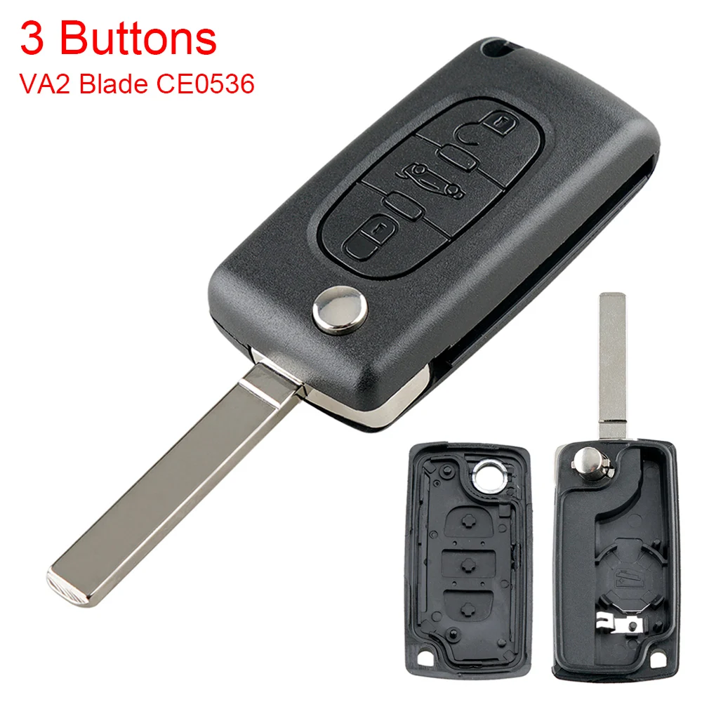 2/3/4 Buttons Remote key Case Entry Replacement Flip Folding Car Key Shell with Uncut Flip Key Fits for Citroen C2 C3 C4 C5 C6
2/3/4 Buttons Remote key Case Entry Replacement Flip Folding Car Key Shell with Uncut Flip Key Fits for Citroen C2 C3 C4 C5 C6